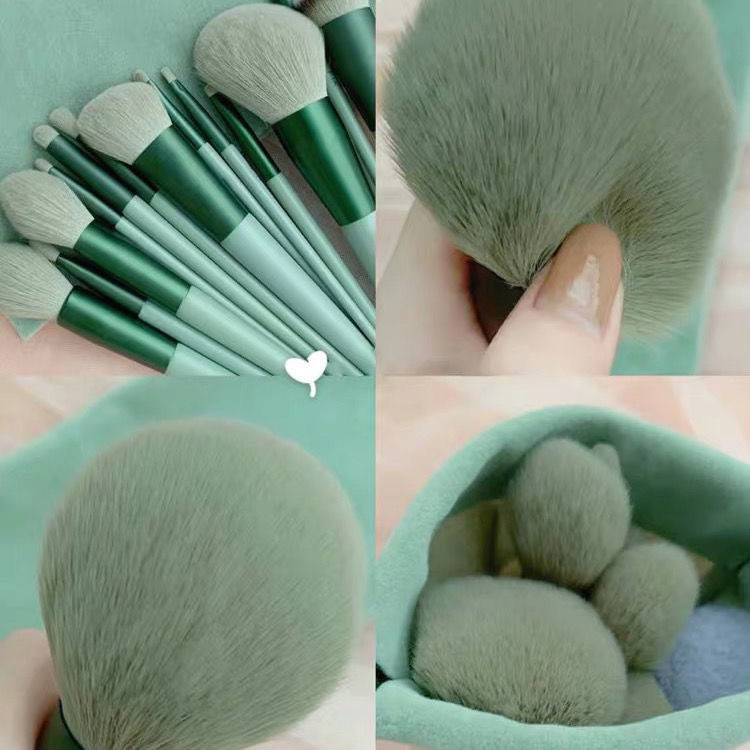13Pcs Makeup Brush Set - Essential Beauty Tools for Concealer, Blush, Foundation, Eye Shadow & Highlighter - Image 21