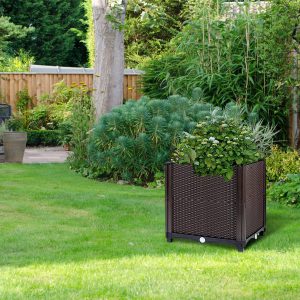 Stylish Elevated Garden Flowerpot for Thriving Outdoor Plants