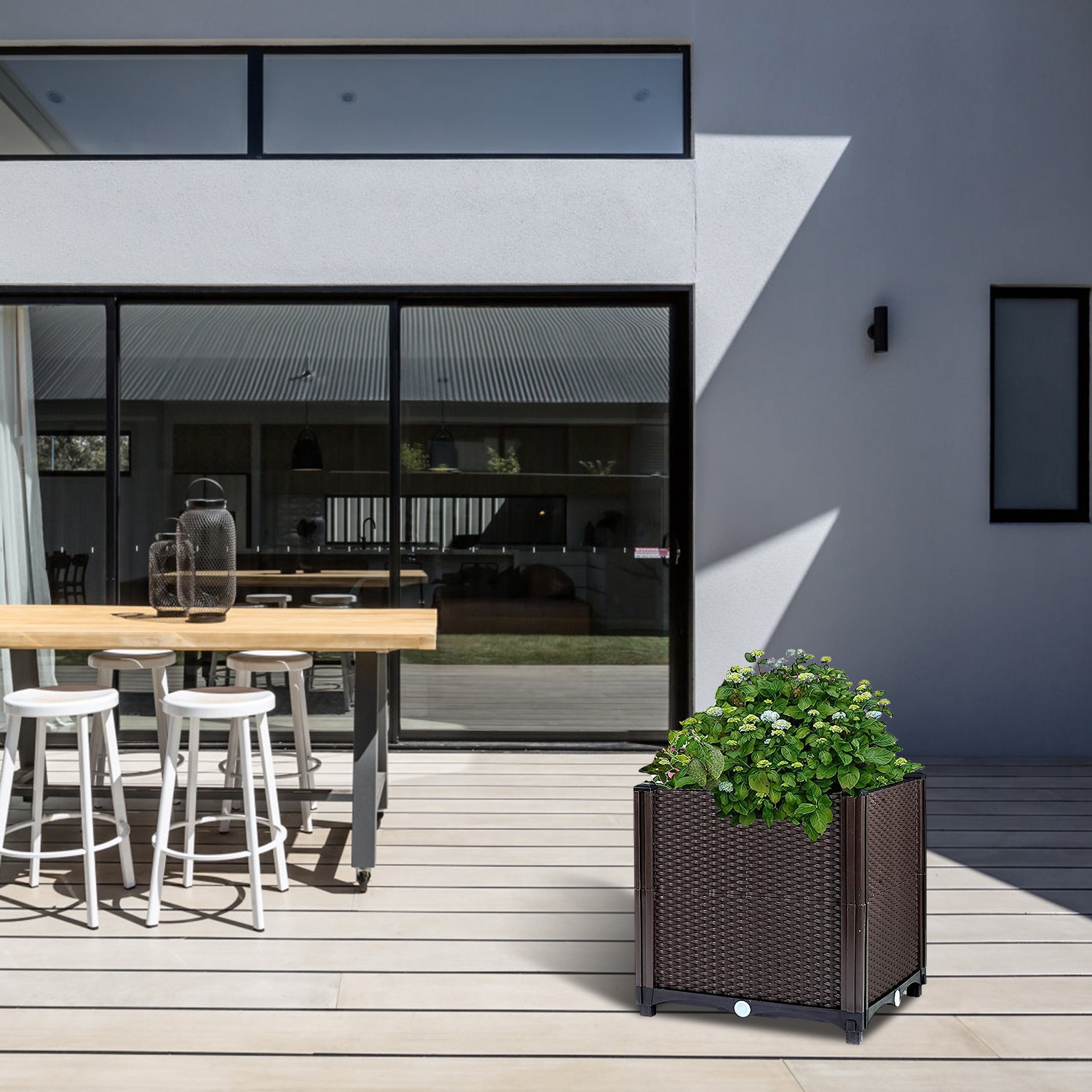 Stylish Elevated Garden Flowerpot for Thriving Outdoor Plants - Image 4