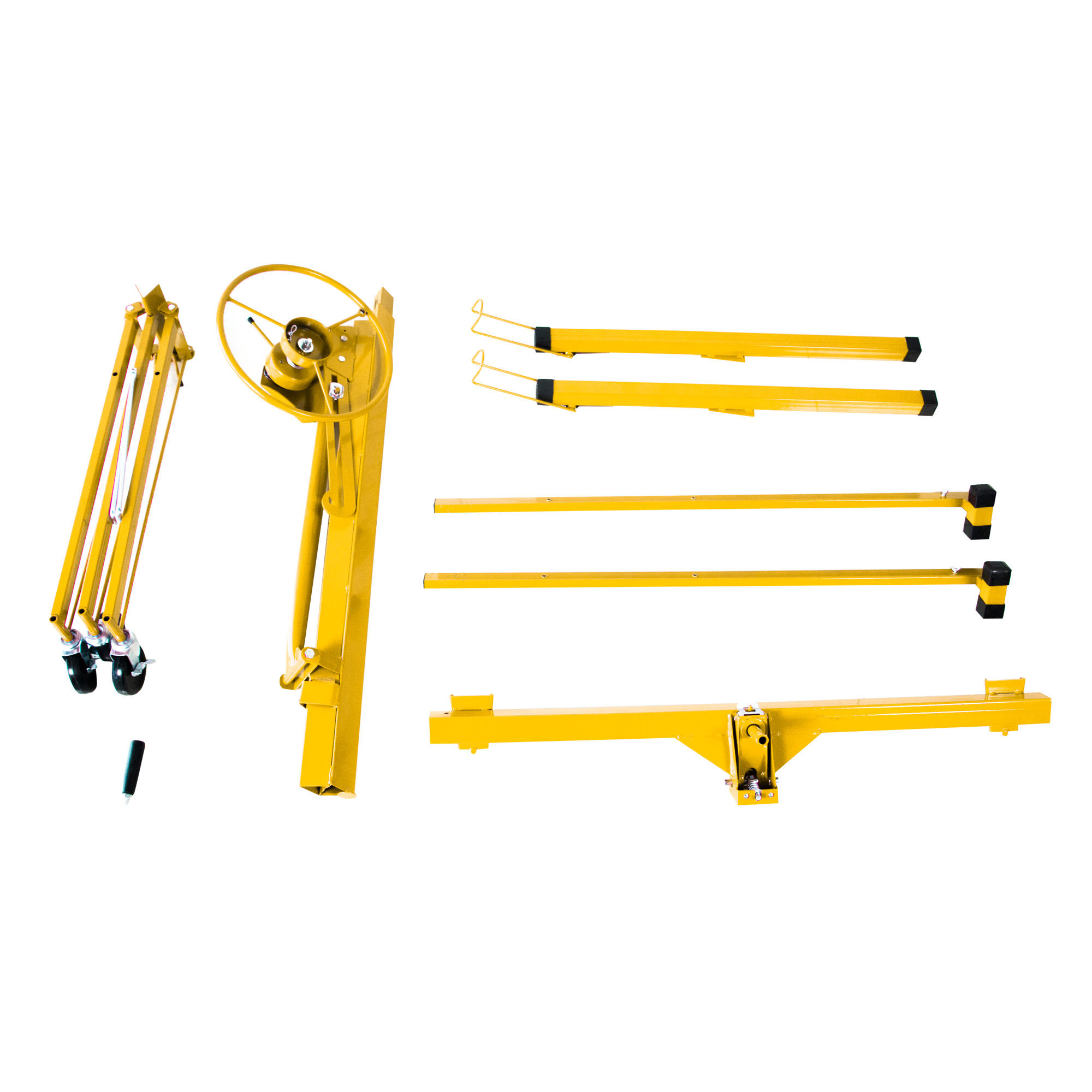 Heavy-Duty Drywall Lift - 11 Ft Panel Jack Lift in Bright Yellow - Image 12