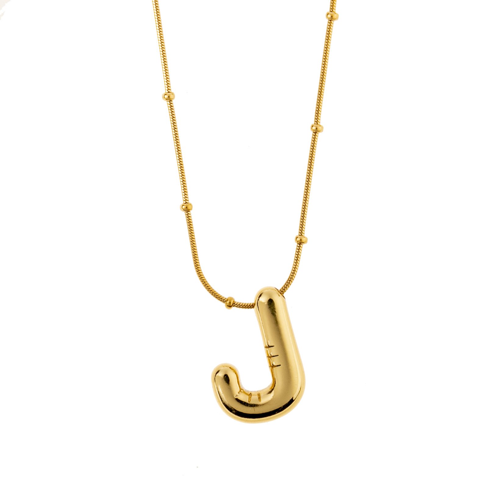 Women's Gold-Plated Stainless Steel Necklace with 26 Letters - Simple Elegance - Image 7