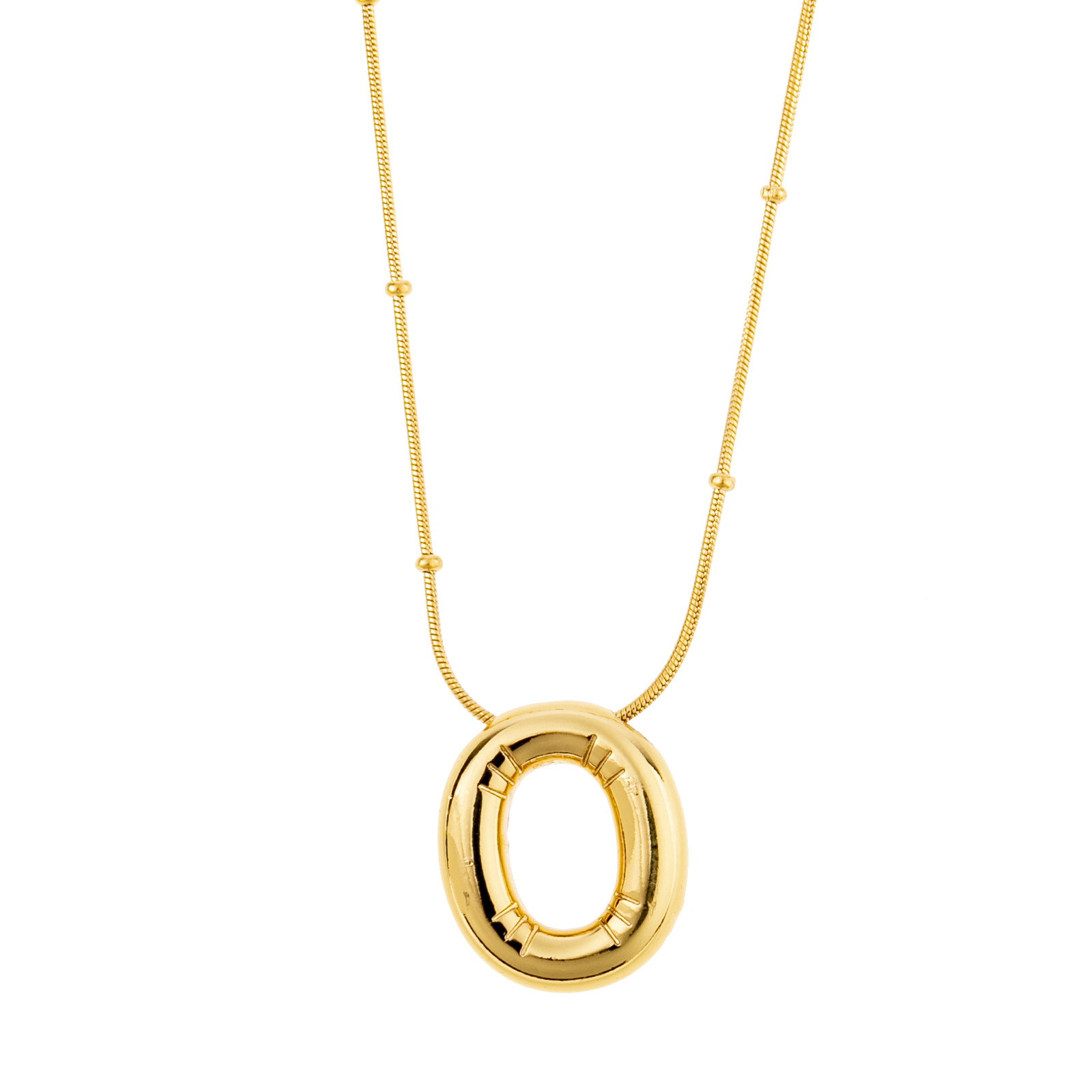 Women's Gold-Plated Stainless Steel Necklace with 26 Letters - Simple Elegance - Image 13