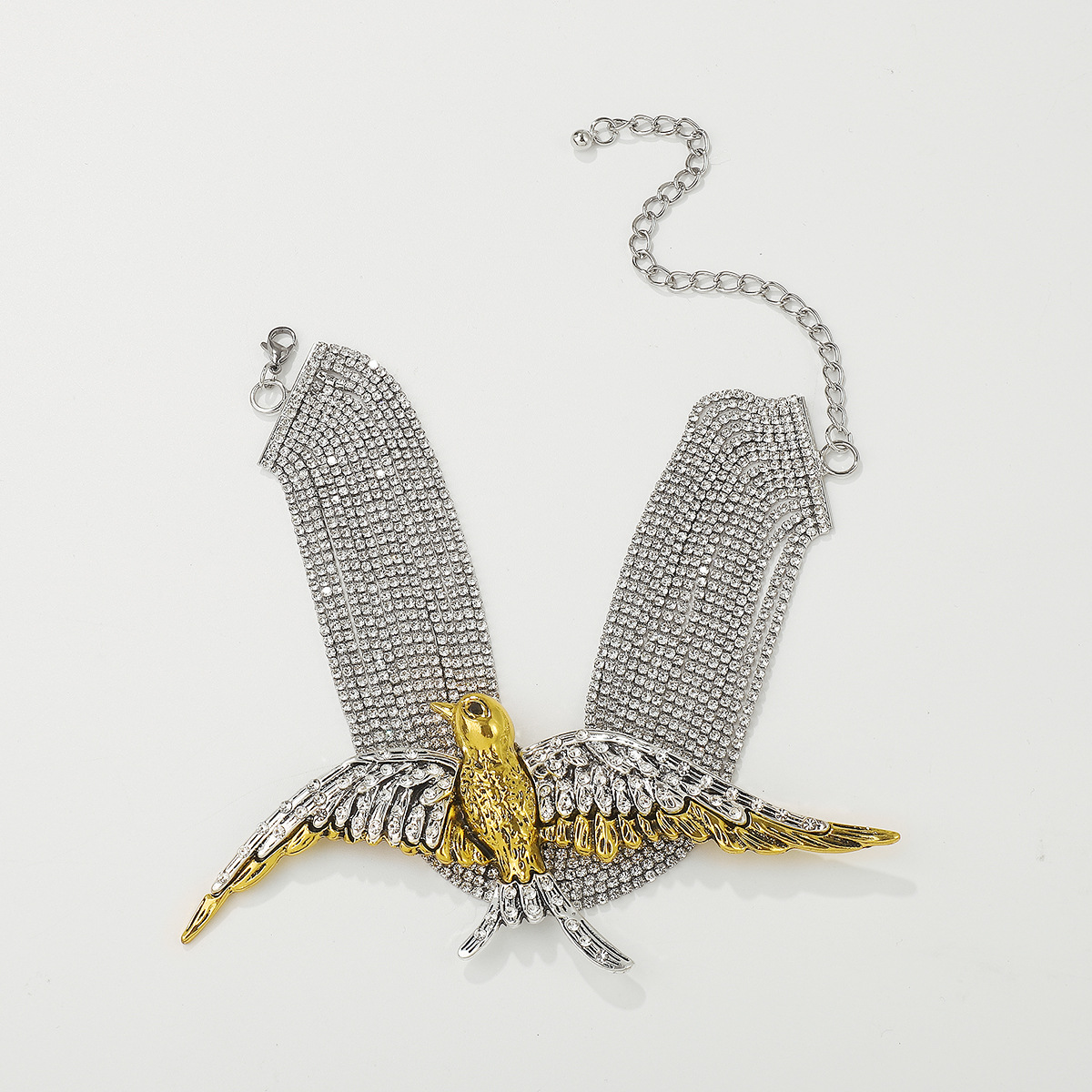 Stylish Multi-layer Necklace Featuring Exaggerated Fashionable Bird Swallow Design - Image 14