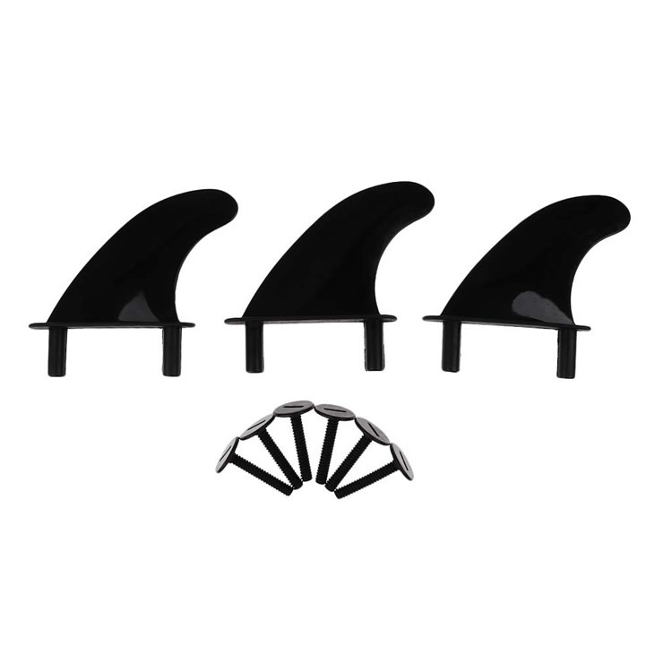 Surfboard Soft Board Tail Rudder Set - Plastic Soft Rudder Fin Accessories for Surfboards - Image 2
