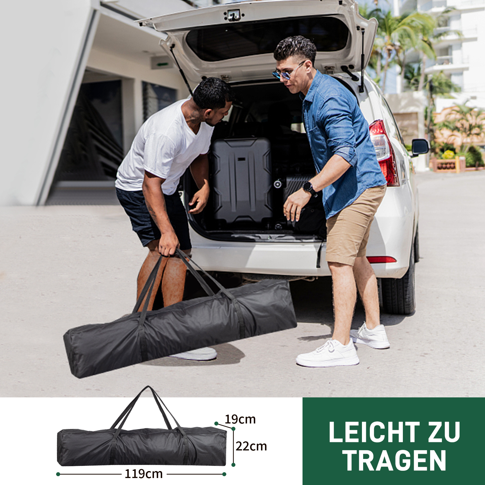 Portable 10x10ft Dark Grey Folding Shed with 4 Sides, 2 Doors & 2 Windows, Made of Oxford Cloth and Sprayed Iron Pipe - Image 8