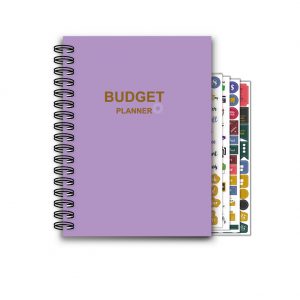 Coil Notebook Stickers for Monthly Financial Planning - English Budget Book Set