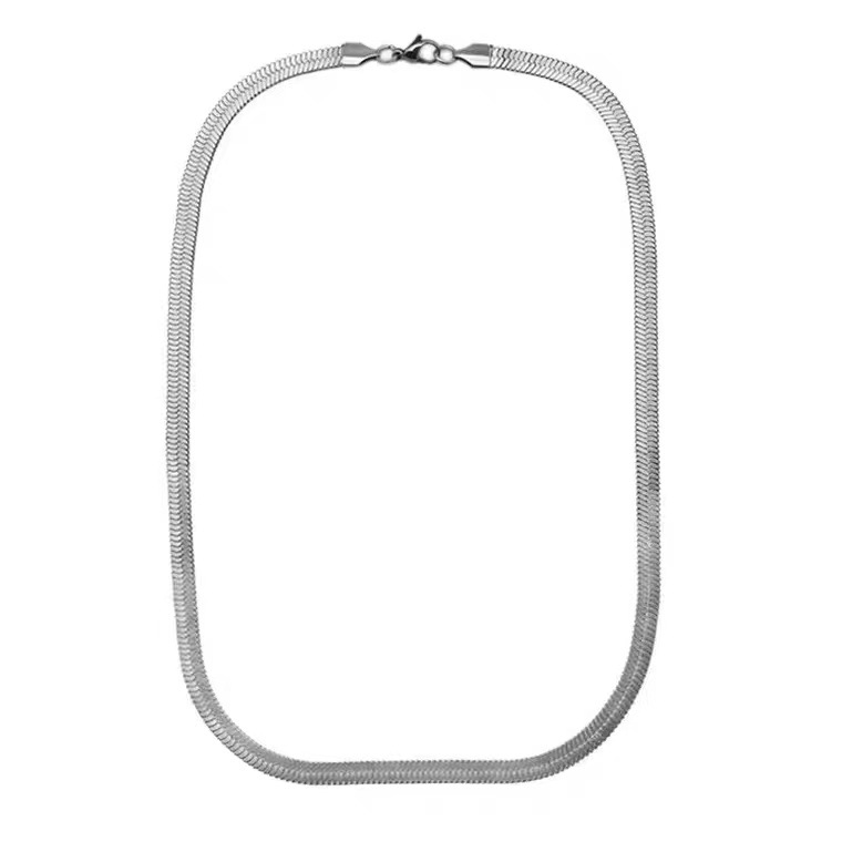 Stylish Titanium Steel Necklace for Men and Women - Basic Design - Image 4