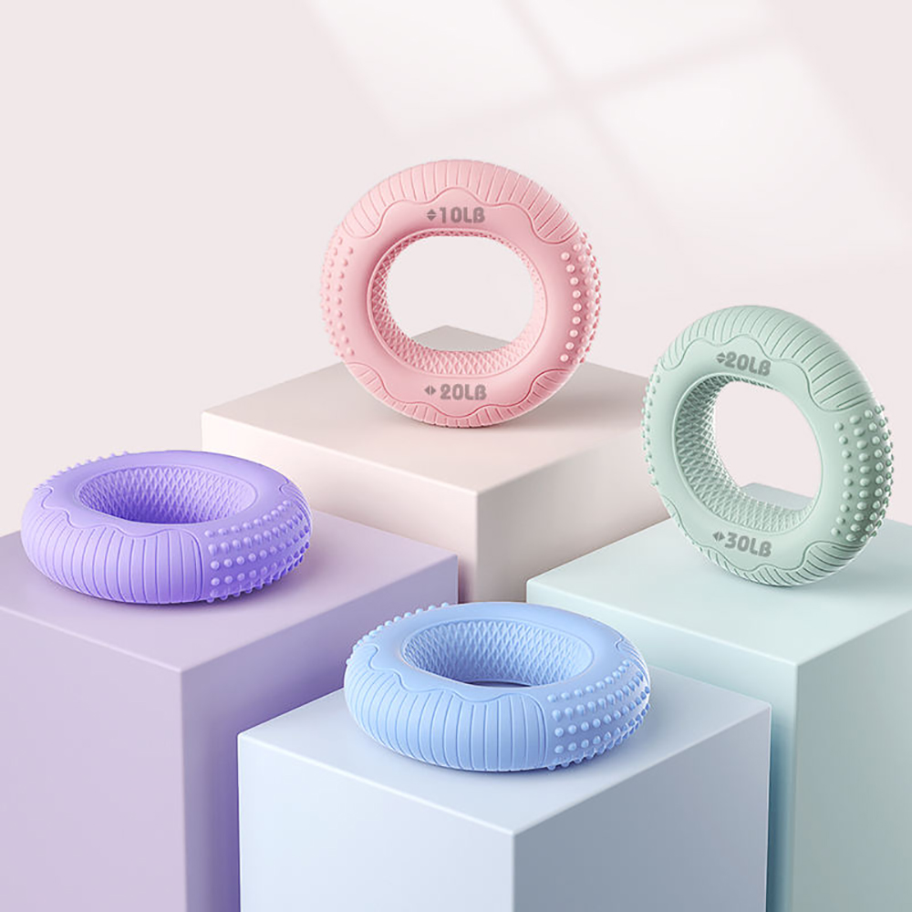 Silicone Adjustable Hand Grip Arm Strength Trainer - Fitness Gym Gripping Ring for Forearm, Finger & Carpal Expansion - Enhance Grip Strength with Silicone Rings - Image 11