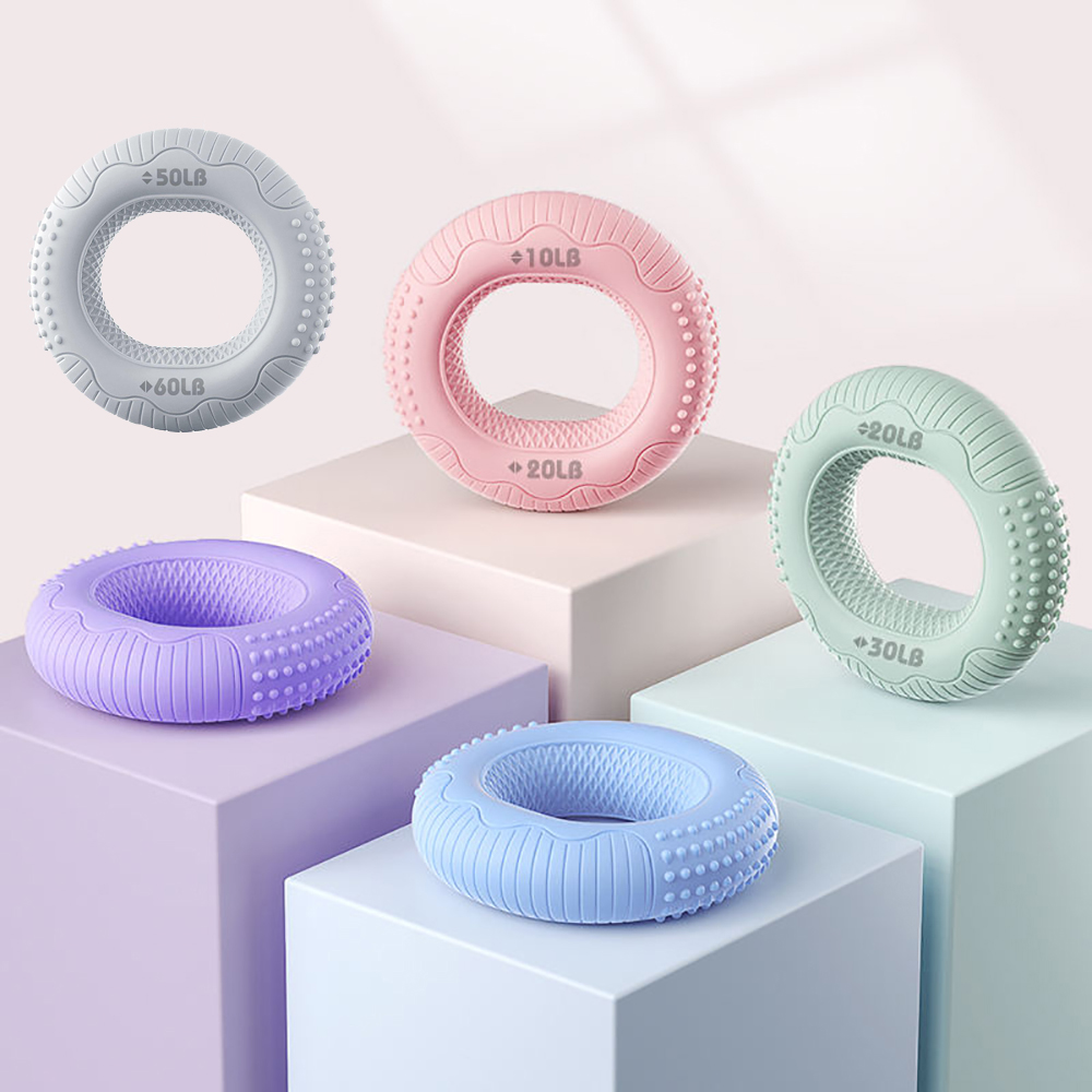 Silicone Adjustable Hand Grip Arm Strength Trainer - Fitness Gym Gripping Ring for Forearm, Finger & Carpal Expansion - Enhance Grip Strength with Silicone Rings - Image 13