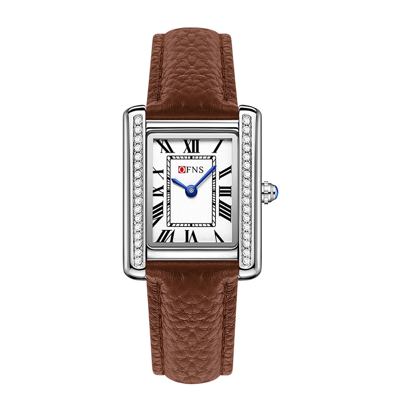 High-End Retro Diamond Inlaid Quartz Watch for Women and Couples - Image 4