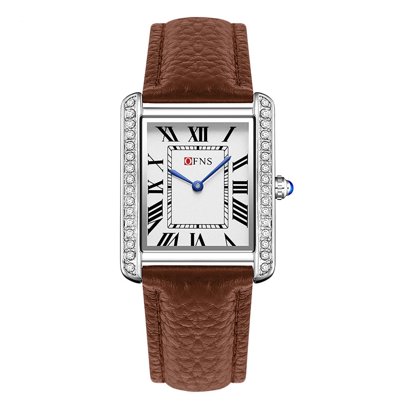 High-End Retro Diamond Inlaid Quartz Watch for Women and Couples - Image 5