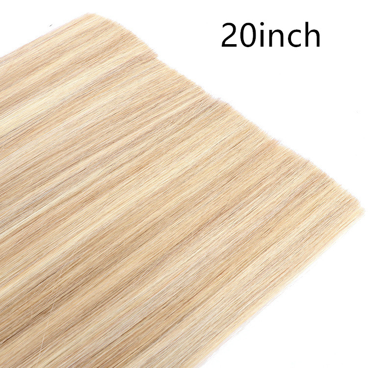 Premium Real Human Hair Seamless Flat Extensions for Effortless Style - Image 2