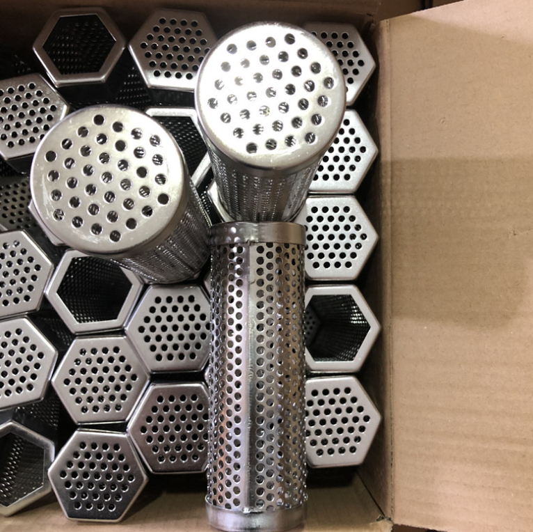 Premium Stainless Steel Smoke Pipe Barbecue Tray Holder Accessories for Grilling - Image 2