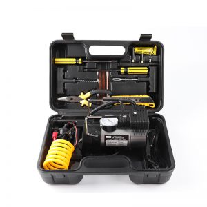 Versatile Electric Car Tire Repair Kit - Multifunctional Tool Box for Tires