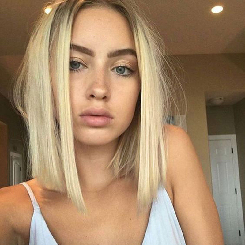 Stylish European and American Women's Short Straight Gradient Bobo Wig for Foreign Trade - Image 5