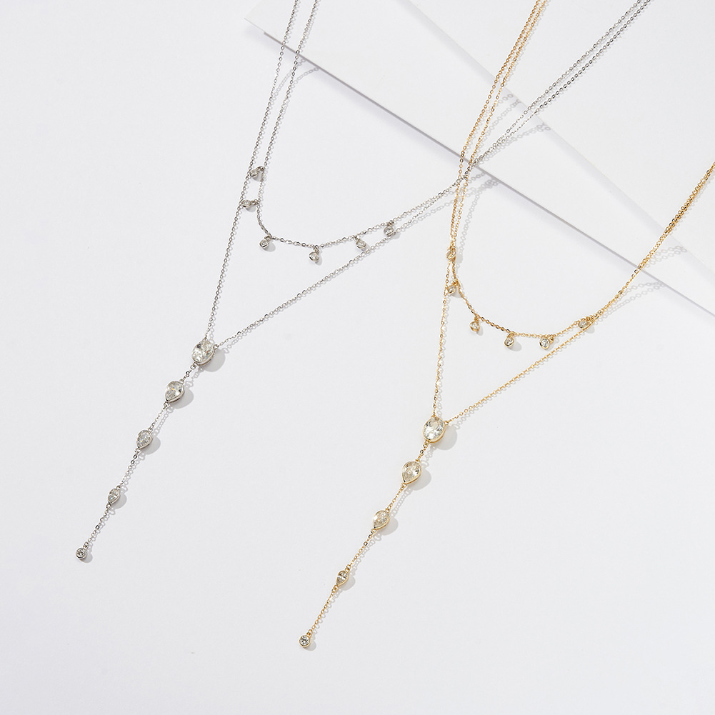 Women's Sterling Silver Twin Lasso Necklace - Elegant Accessories for Every Occasion - Image 4