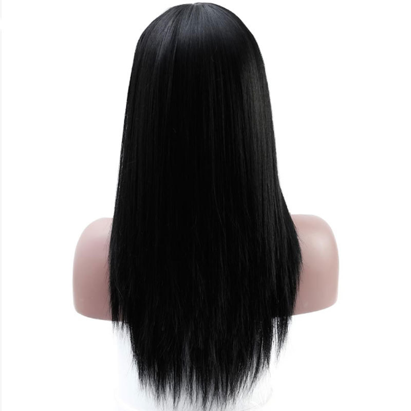 European and American Women's Long Straight Wig - Stylish Headgear for All Occasions - Image 5