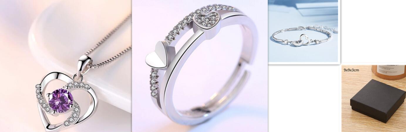 Elegant Charms 925 Sterling Silver Bracelets & Bangles for Women - Image 2