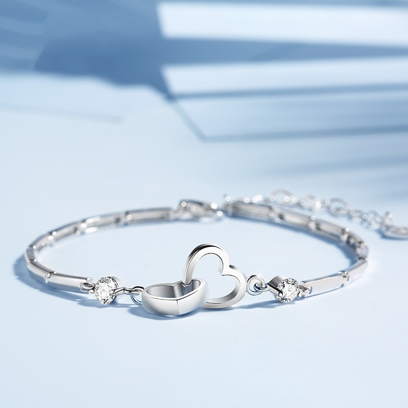 Elegant Charms 925 Sterling Silver Bracelets & Bangles for Women - Image 7