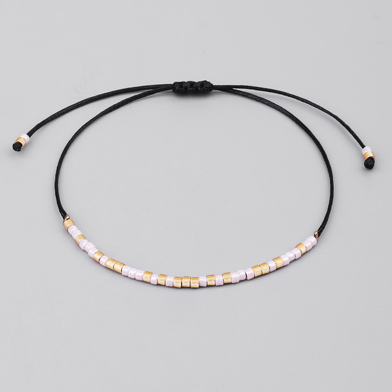 Stylish Handmade Woven Wax Line Bracelet - Unique Fashion Accessory - Image 8