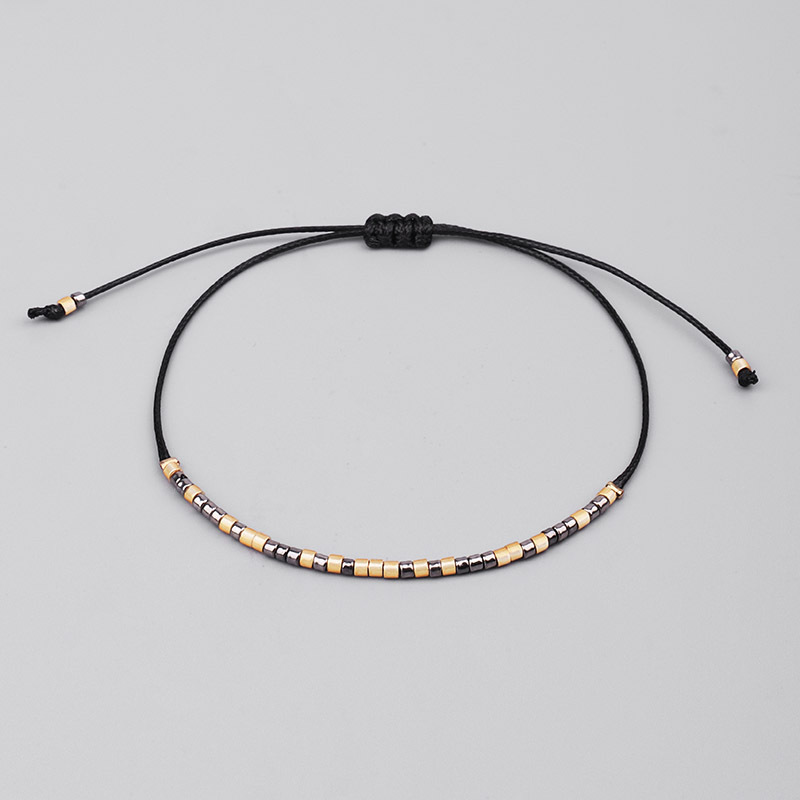 Stylish Handmade Woven Wax Line Bracelet - Unique Fashion Accessory - Image 15