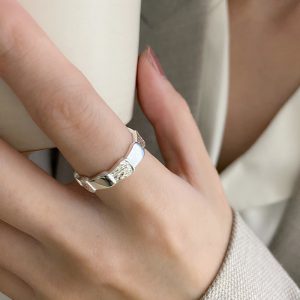 Stylish Female Stitching Scale Ring - Simple Fashion Accessory