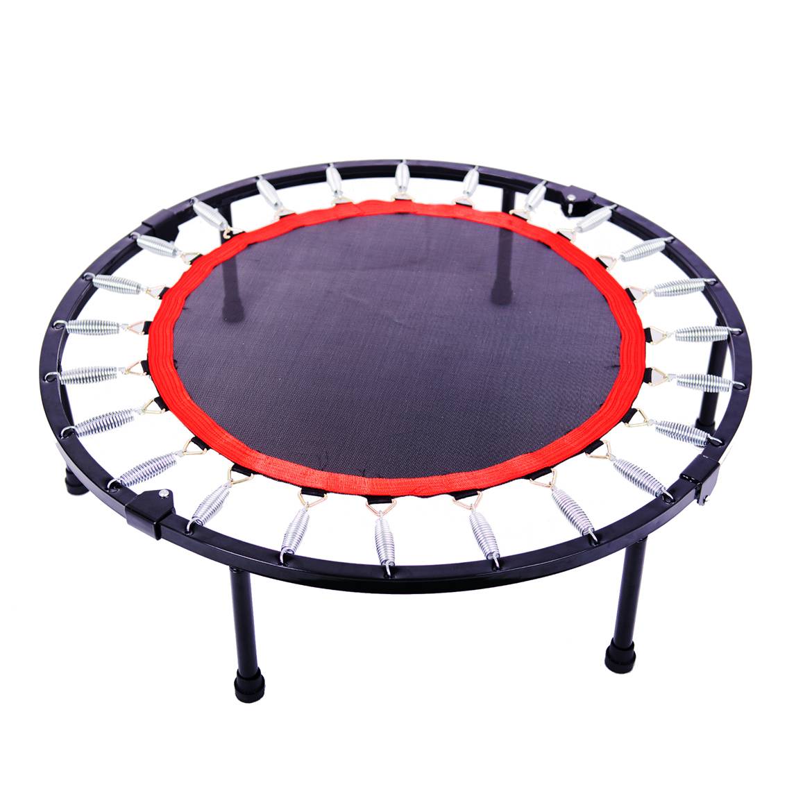 40 Inch Mini Exercise Trampoline - Indoor Fitness Rebounder with Safety Pad - Image 10