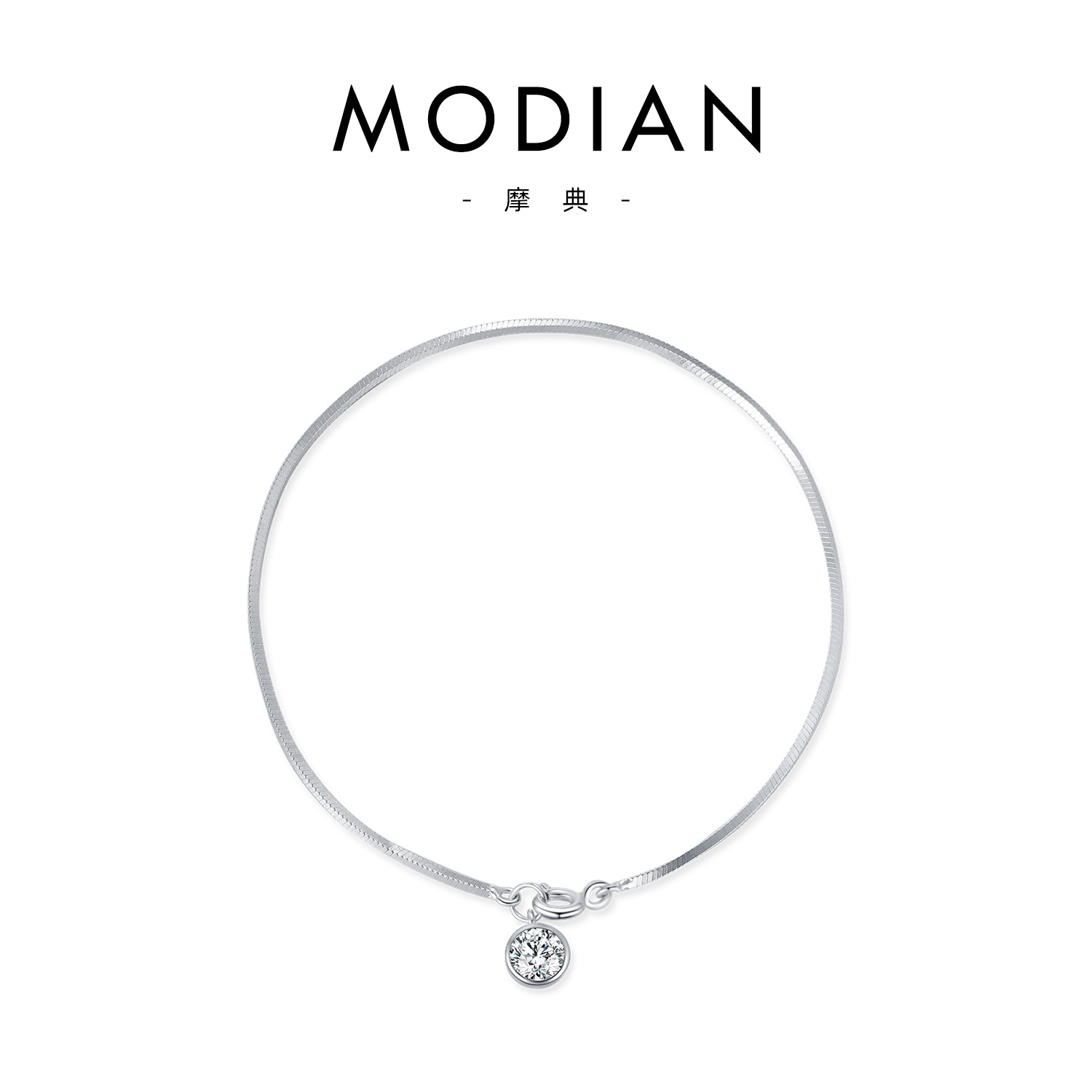 S925 Sterling Silver Blade Snake Bone Bracelet - Chic European & American Style