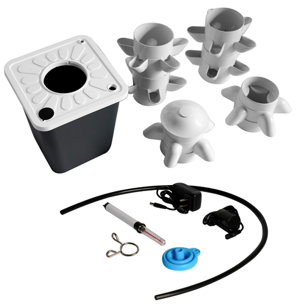 Enhanced Black Hydroponic Planting System for Thriving Indoor Gardening - Image 6