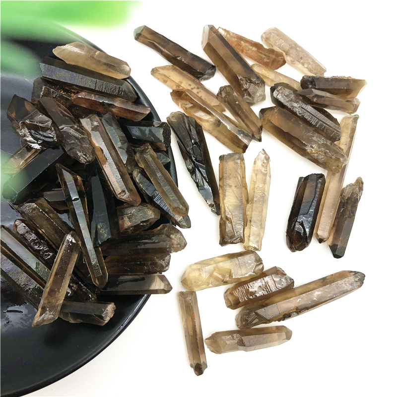 Citrine Hexagonal Prism Ornaments - Single-Pointed Crystal Decor - Image 4