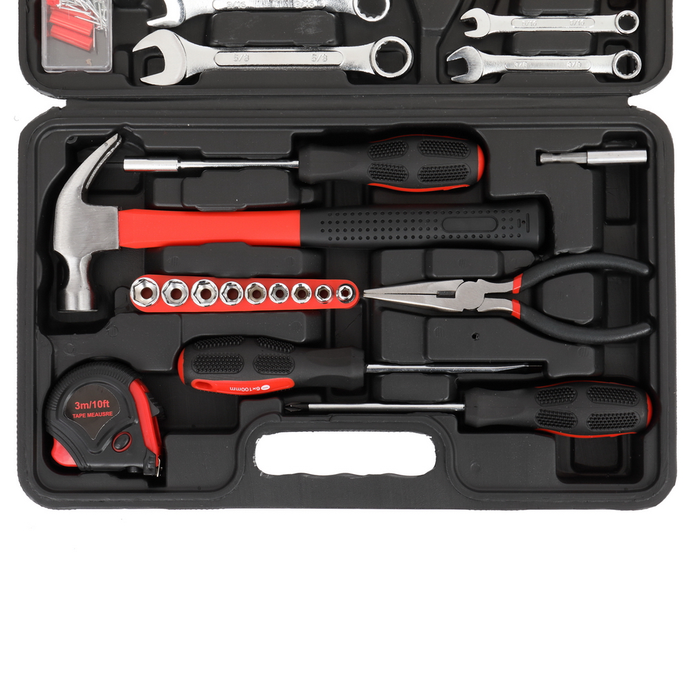 148-Piece Iron Red Home Tool Set for All Your DIY Needs - Image 7