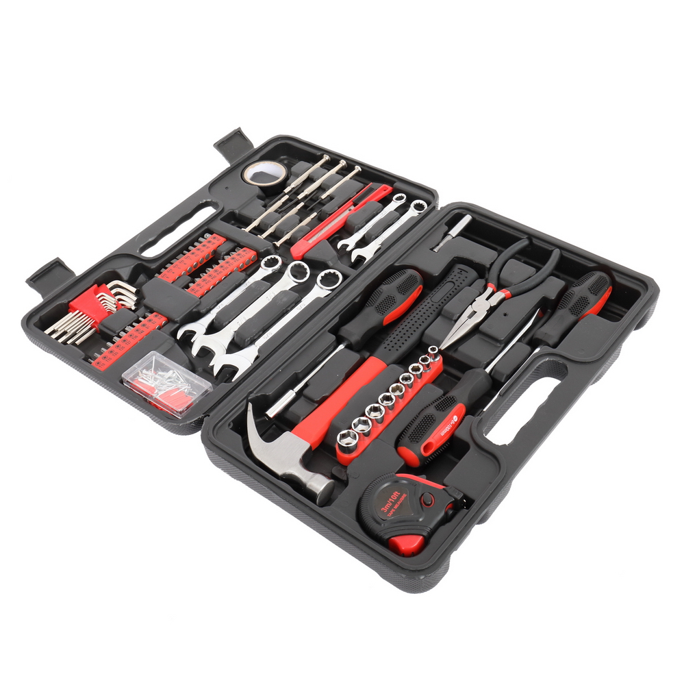 148-Piece Iron Red Home Tool Set for All Your DIY Needs - Image 9