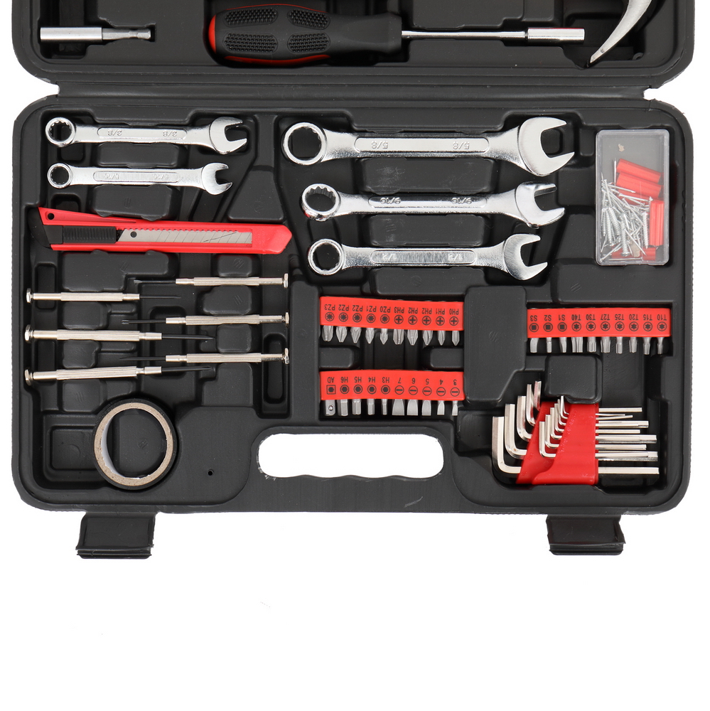 148-Piece Iron Red Home Tool Set for All Your DIY Needs - Image 10