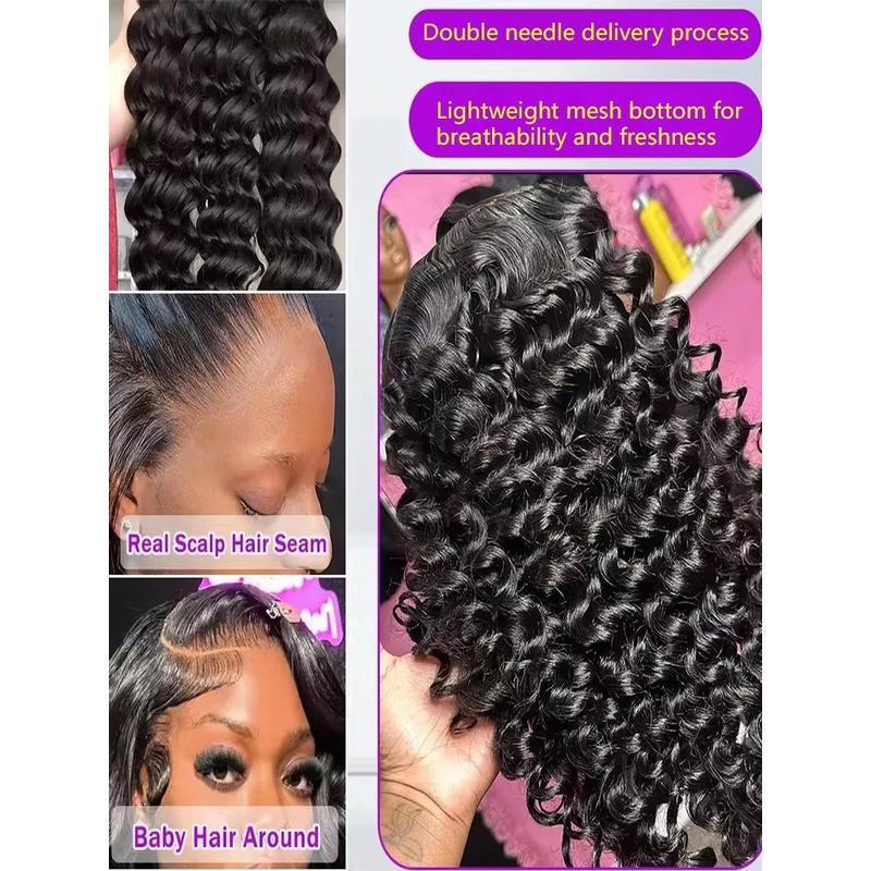 300 Density Loose Wave HD Lace Wig - Luxurious Style & Comfort - Image 3