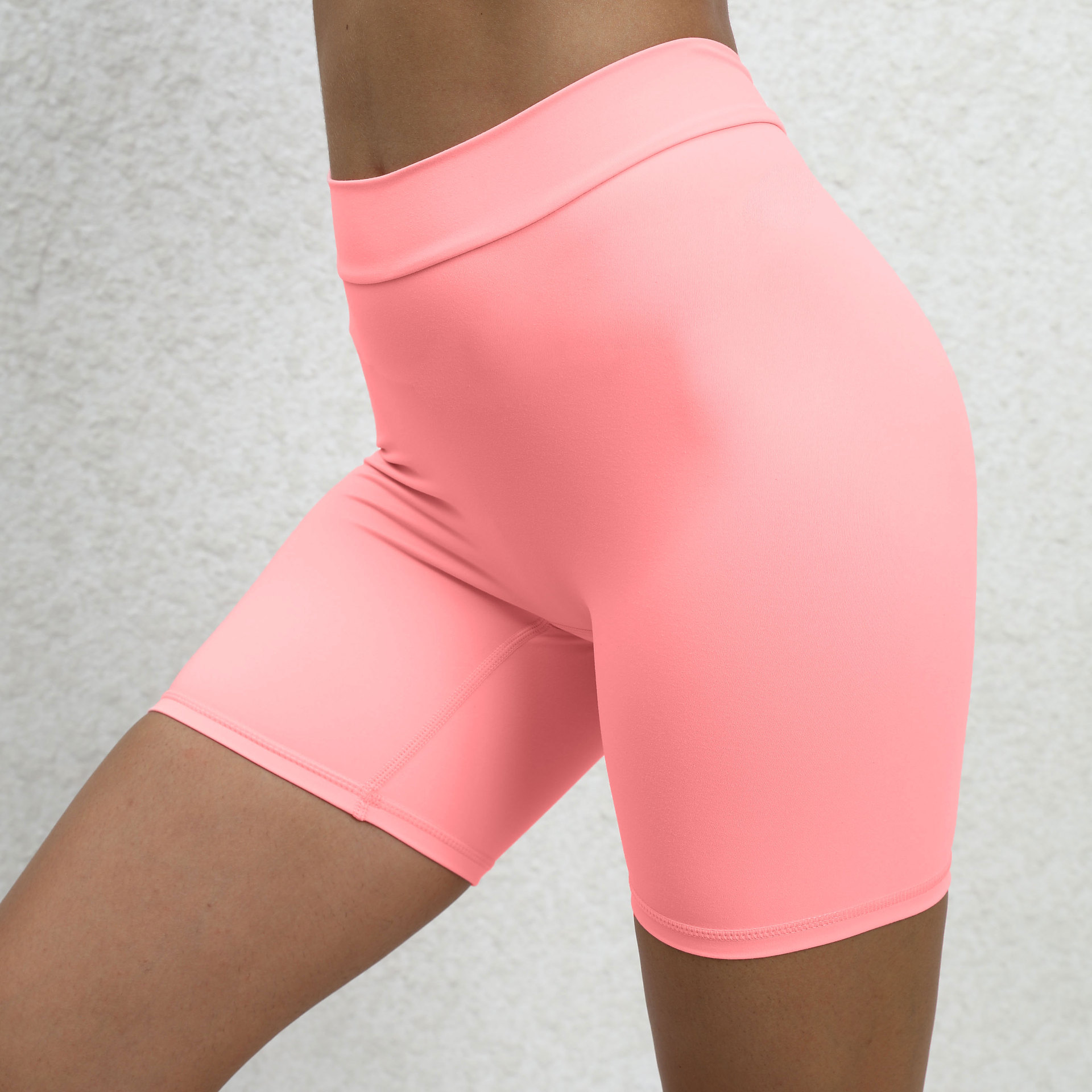 Back Waist Deep V-Shaped Wrinkle-Resistant Tight Yoga Shorts for Optimal Comfort - Image 25