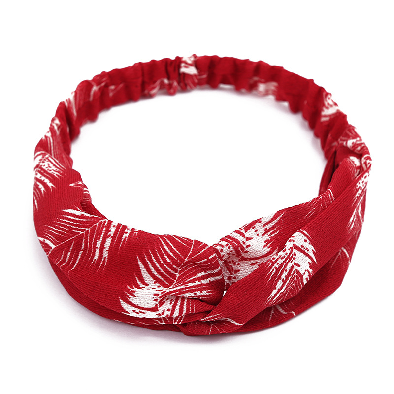 Vintage-Inspired Women's Printed Headband for Retro Style Enthusiasts - Image 4