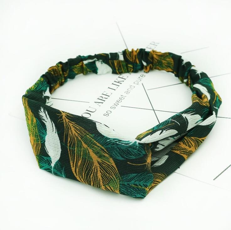 Vintage-Inspired Women's Printed Headband for Retro Style Enthusiasts - Image 10