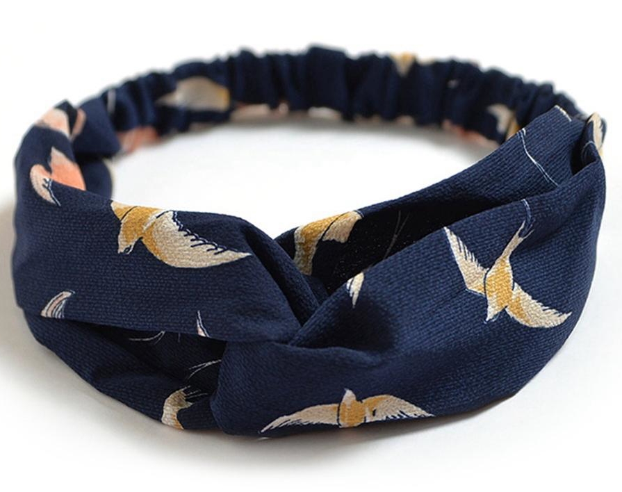 Vintage-Inspired Women's Printed Headband for Retro Style Enthusiasts - Image 11