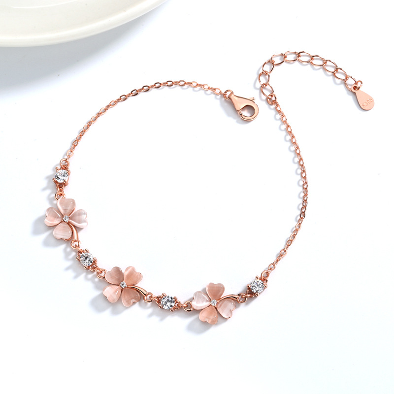 Stylish Opal Crystal Gemstone Chain Bracelets for Women - Rose Gold Jewelry with Zircon Diamonds | Perfect Gifts for Girlfriends & Bijoux Mujer - Image 7