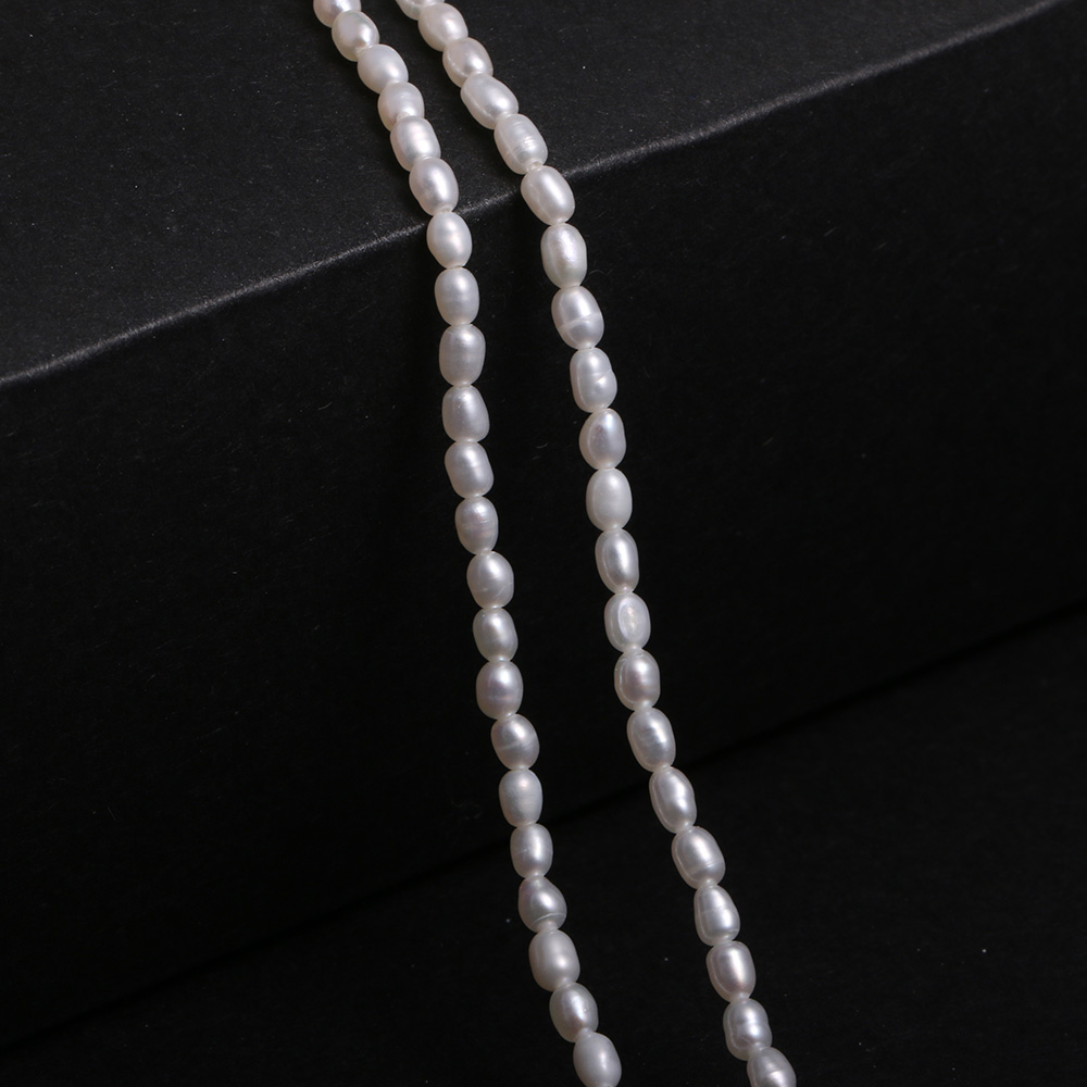 Natural Freshwater Pearl Beads - Elegant Jewelry Accessories for All Occasions - Image 3