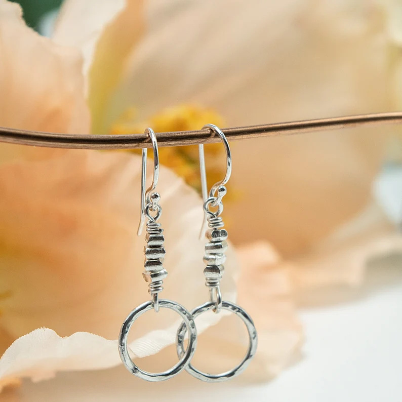 Bohemian Retro Circle Pendant Earrings - Stylish and Unique Design - Image 5
