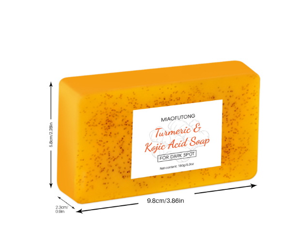 Turmeric Exfoliating Cleansing Pads | Compressed Facial Sponges for Clogged Pores & Excess Oil Care - Image 4
