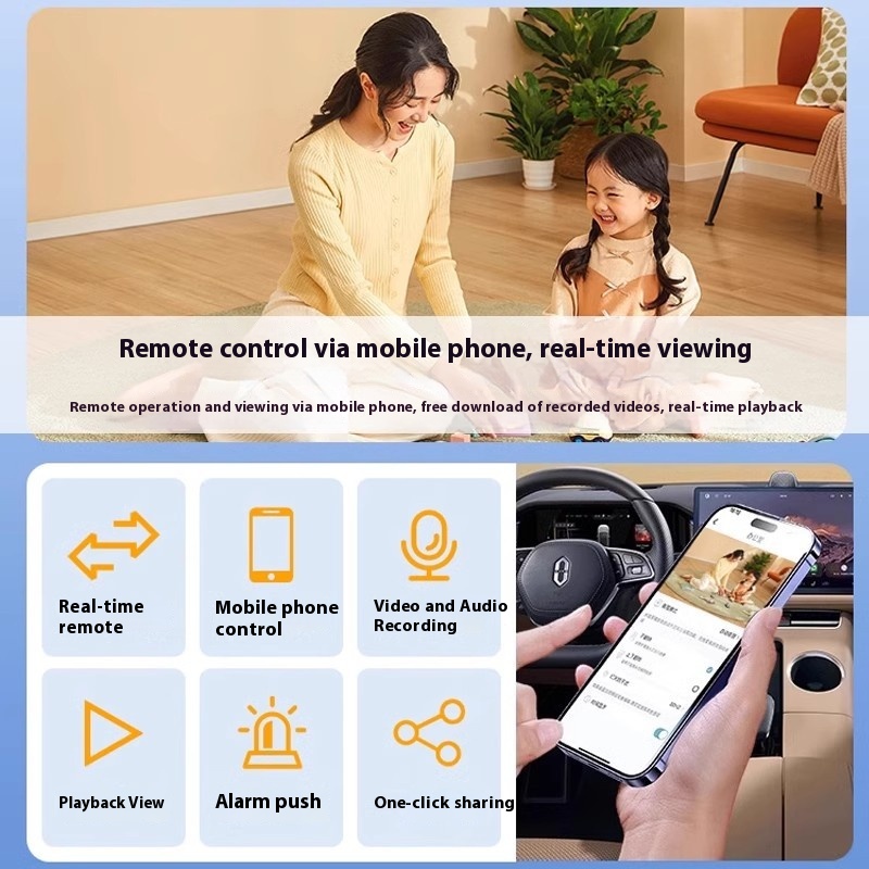 Wireless Battery Surveillance Camera with Wifi Connection - Mobile Phone Remote, Plug-in & Punch-free - Image 5