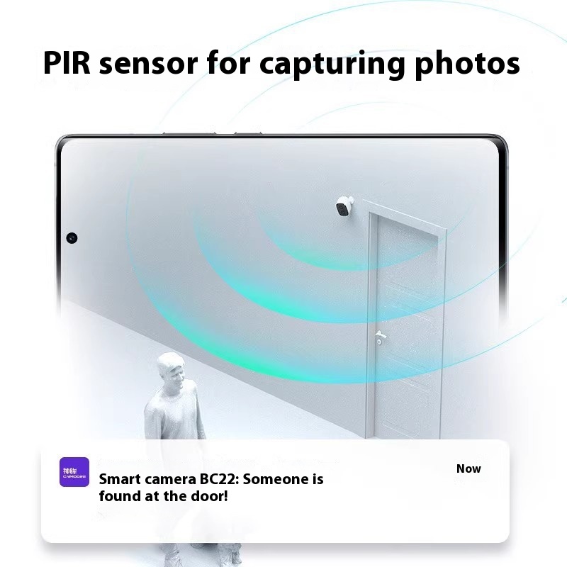 Wireless Battery Surveillance Camera with Wifi Connection - Mobile Phone Remote, Plug-in & Punch-free - Image 7