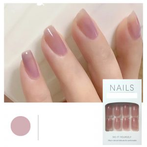 Stylish Fake Nail Patch Manicure - Ready-to-Use Finished Nail Tablets for Women