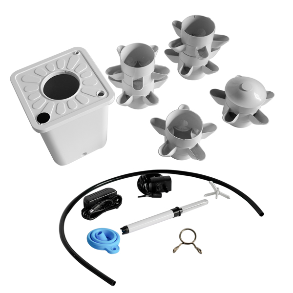 Premium White Hydroponic Planting System for Thriving Indoor Gardens - Image 5