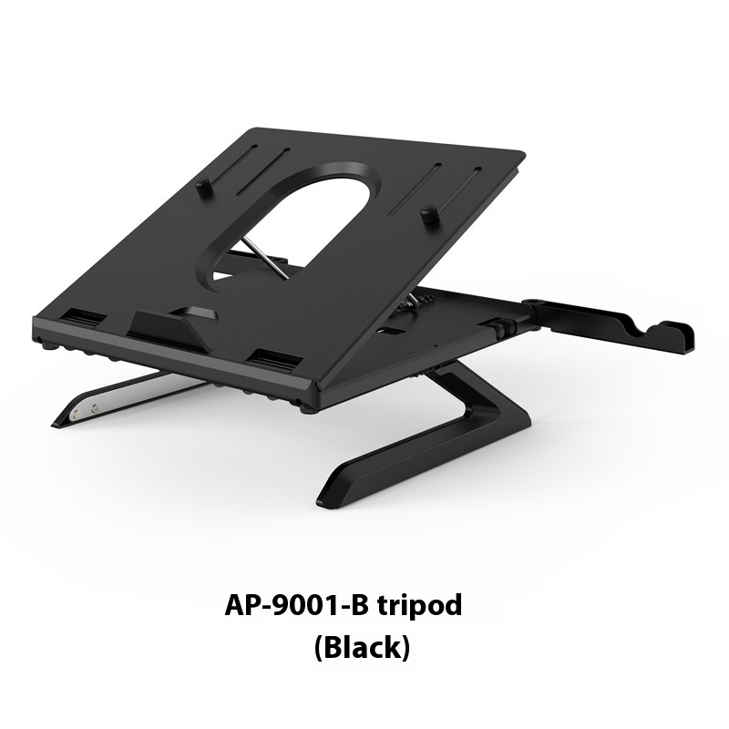 Multifunctional Folding Laptop Stand - Portable Aluminum Alloy Base for Monitors - Image 3