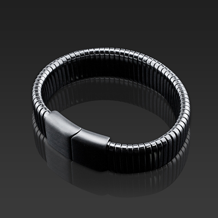 Stylish Handmade Street Hipster Titanium Steel Bracelet for Men and Women - Image 2