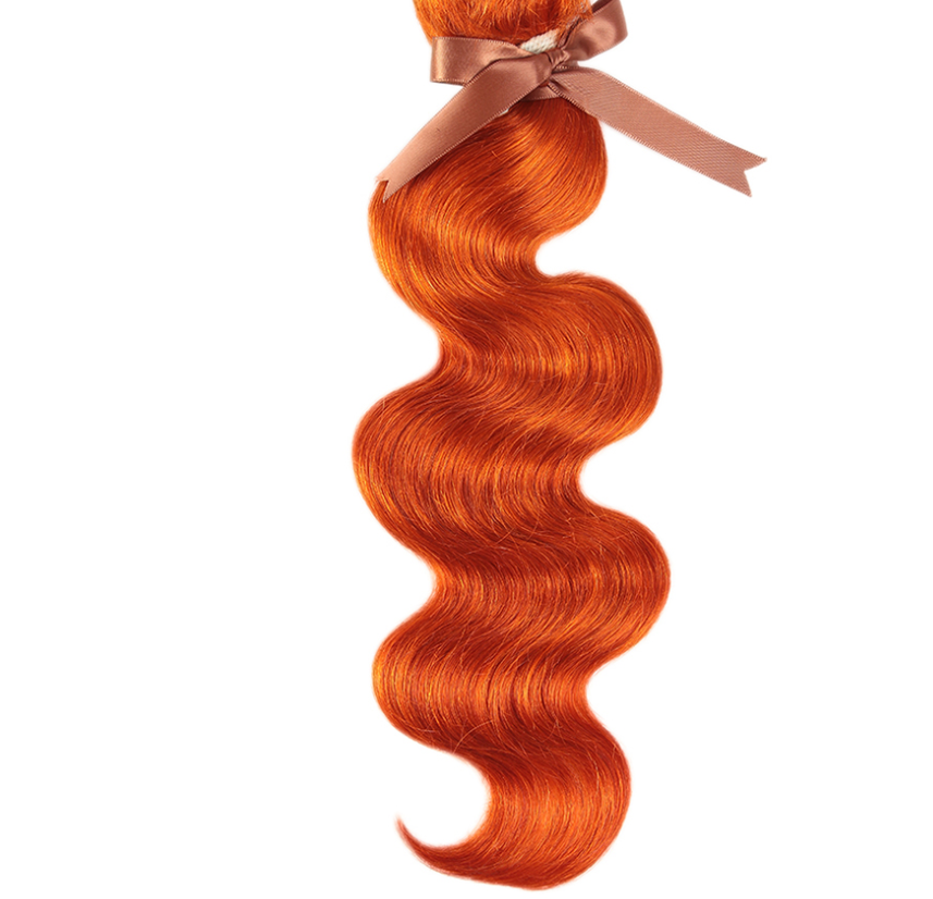 Real Hair Curtain Block in Orange - Stylish Design for Europe and America - Image 2