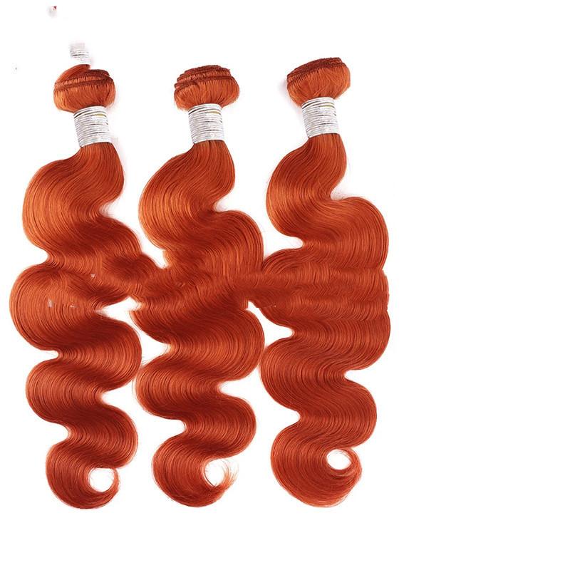 Real Hair Curtain Block in Orange - Stylish Design for Europe and America - Image 6